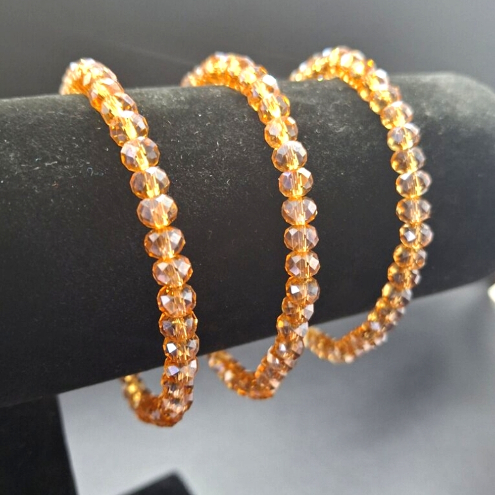 Lady An. Collection "Goldie Sparkles" Bracelet set